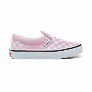 Detske Tenisky Vans Checkerboard Classic (4-8 years) Biele VA23YJZML